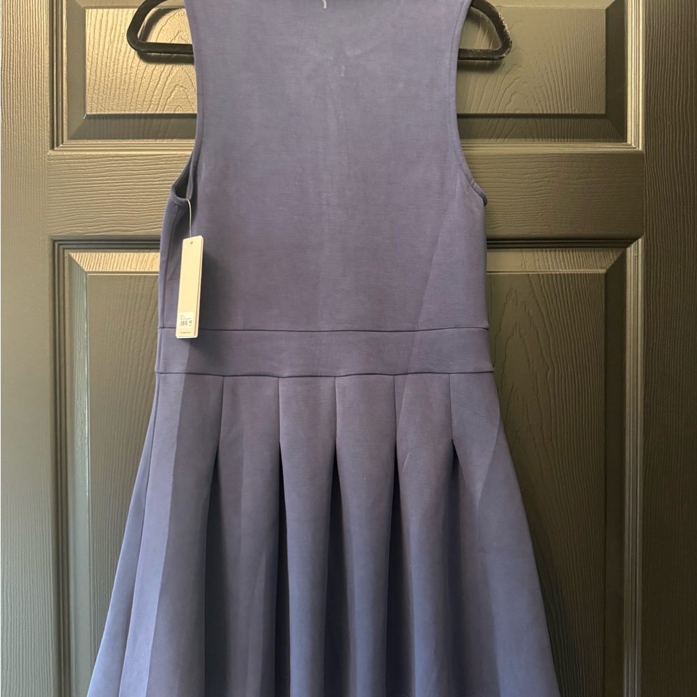 Yogalicious Women’s Navy Athletic Dress with Zipper M - Picture 2 of 4